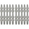 10Pcs Square Screwdriver Bits DoubleEnd Electric Magnetic Industrial Supplies 6.35mm