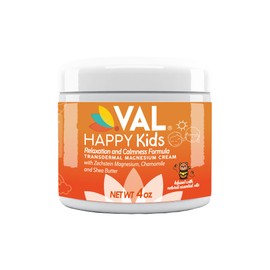 VAL Magnesium Cream for Kids | Relaxation for Daytime & Bedtime Routine | Gentle Zechstein Magnesium Chloride | Calm & Mood Support | with Chamomile, Shea Butter & Essential Oils | USA Made | 4oz