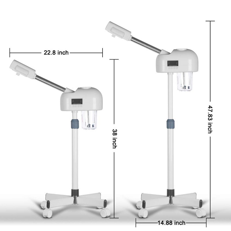 Professional Facial Steamer for Clean Skin, LCD Display, Facial Steamer
