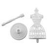 JCBIZ 5pcs Doll Clothes Model Rack 220mm Hollow Art Model