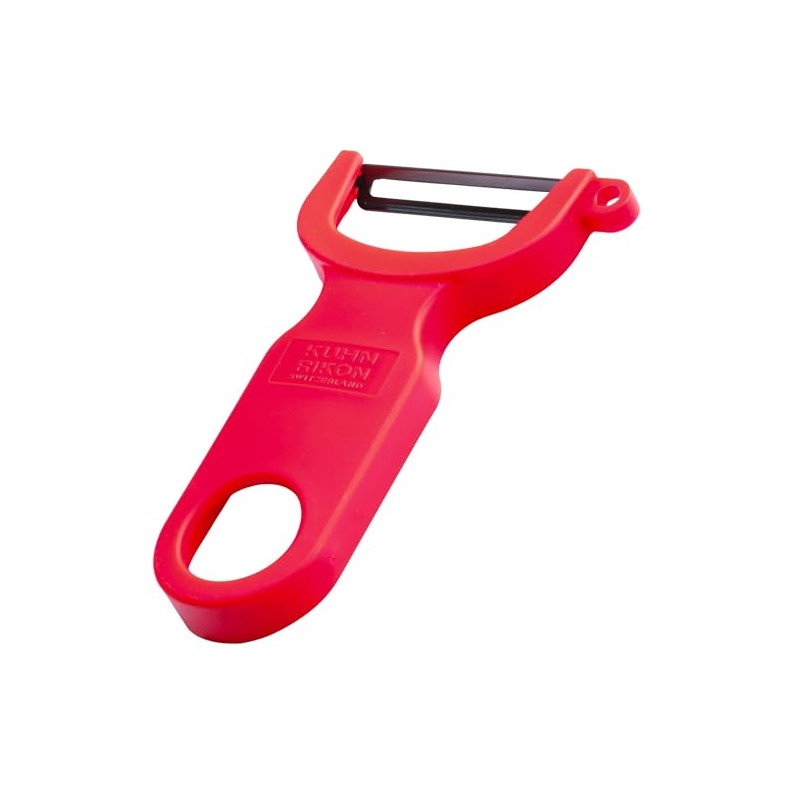 KUHH RIKON, Red Original Swiss Peeler, Set of 1