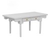 1: 12 Dollhouse Desk Wooden Modern Miniature Table Mini Writing