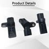 KEJSTED 3PCS Camshaft Crankshaft Position CPS Sensor Kit 23731-AL60A 23731-AL61A