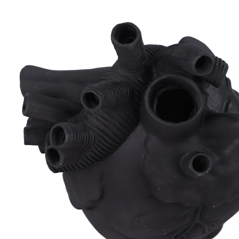 Creative Anatomical Heart Vases Resin Sculpture Heart Shaped Art Flower