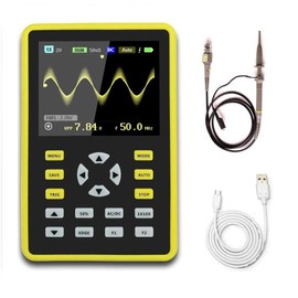 WINGONEER Digital Mini Oscilloscope 2.4" LCD Screen Handheld Portable, 100MHz Bandwidth, 500MS/S Sampling Rate