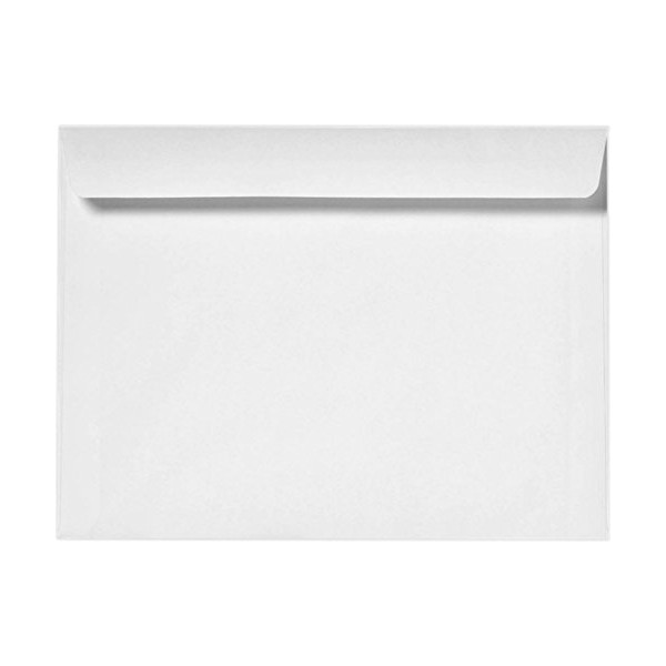 100 Cashier Depot 10" x 13" Booklet Envelopes (Open Side), Premium Heavy 28lb. (White)