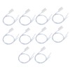 10pcs Wired Door Window Sensor Magnetic Switch for Home Alarm