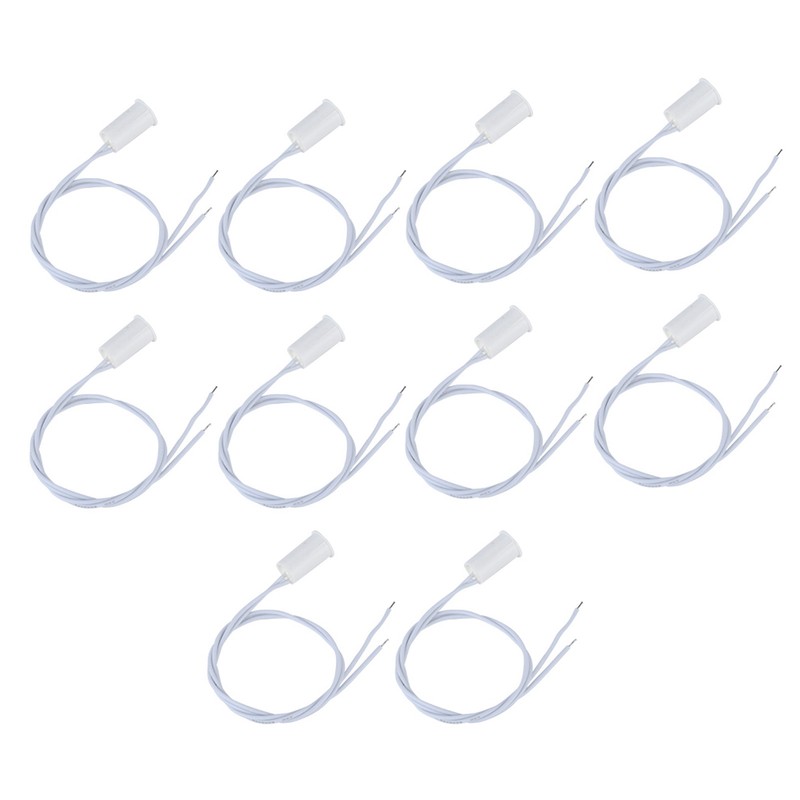 10pcs Wired Door Window Sensor Magnetic Switch for Home Alarm
