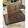 LUMI Outside Welcome Door Mat 32x59, Non Slip Durable Rubber