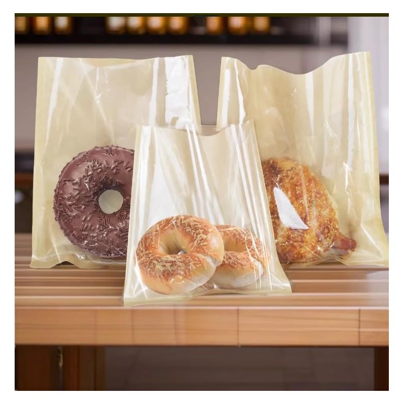 Paquete de 50 bolsas de papel para pan de papel