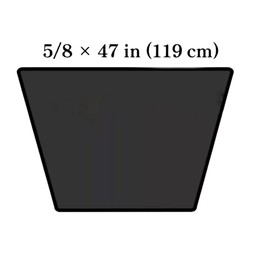 B44/5L470, B44 Belt, 5L470 Belt, B44 V-Belt, 5L470 V-Belt,B44 or 5L470 Belts, 5/8 x 47in 2 Pcs