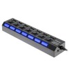 7-Port USB 2.0 Hub High Speed ON/Off Sharing Switch for