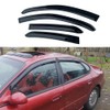 Puermto 94194 Sunproof Waterproof Side Window Wind Deflector, 4pcs Protective
