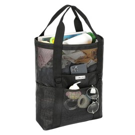 Luwint Mesh Beach Bag, Sandproof Large Beach Travel Tote Essentials for Pool Trip Swimming