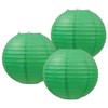 Beistle Green Paper Lanterns, 9.5", 3 Lanterns In Package