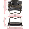 Fuxxer® 4 x Antique Folding Handles, Chests, Boxes, Chest of