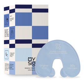 Mysig Retainer Cleanser, Portable Retainer Cleaning Kit for Travel School Office, 90-Second Quick Clean Denture Cleaners, Minty Fresh & Clean, 30ml (12PCS)