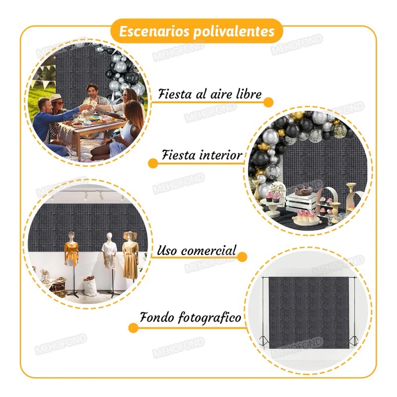 Panel Decorativo Shimmer Wall 4d Fiesta 30*30cm 24 Piezas