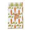 Mud Pie Spring Towel Set, Carrot; 26" x 16.5"