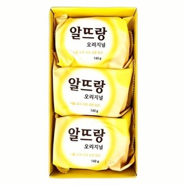 Altrang Yellow Soap 140g, 3 packs, tablets, foam, skin care, cleanliness products, bathroom supplies, hygiene products, cash on delivery or payment upon order / 알뜨랑 옐로우 비누 140g 3개입 정제 거품 피부 관리 청결 제품 욕실 용품 위생 물품 착불 또는 주문시 결제