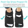 Vive Offloading Post-Op Shoe - Forefront Wedge Boot for Broken