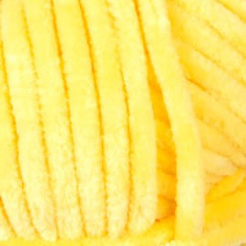 Yarn Art Dolce - Manta de terciopelo de 100 % micropoliéster Amigurumi Super voluminosa: 6 hilo de chenilla para bebé (1 madeja, 761-amarillo)