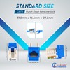 NewYork Cables cat 6 Keystone Jack 90 Degree Punchdown Ethernet