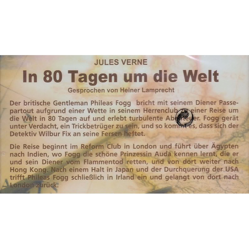 In 80 Tagen um die Welt, 4 Audio-CDs
