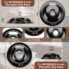 W10290350 W10290353 Porcelain Burner Drip Pans & MP22YA Electric Range