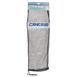 Cressi Net Bag for Snorkeling, Scuba Freediving Sets - Mask, Snorkel, Fins Equipment Mesh Bag, Black, 29.5 x 10.6 in, 75 x 27.5 cm (BZ175003) [Duplicate]