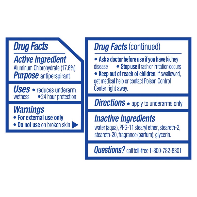 Suave Roll-On Deodorant for Women, Powder Fresh Scent – Antiperspirant