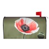 Beautiful Poppy Flower Ink Print Magnetic Mailbox Cover,Festive Mailbox Decorations,Weather