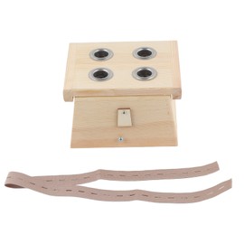 Wood Moxibustion Box Adjustable Temperature Moxibustion Therapy Healing Moxa Box4 Hole