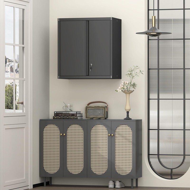 Steel Wall Cabinet, Metal Locking Wall Cabinet, Wall Hanging Metal