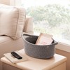 UBBCARE Small Woven Basket for Gifts, Cotton Rope Storage Baskets