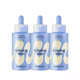 Mamonde 마몽드 카밍 샷 아줄렌 흔적 수분앰플 50ml 3개 Mamonde Calming Shot Azulene Trace Moisturizing Ampoule 50ml 3pcs