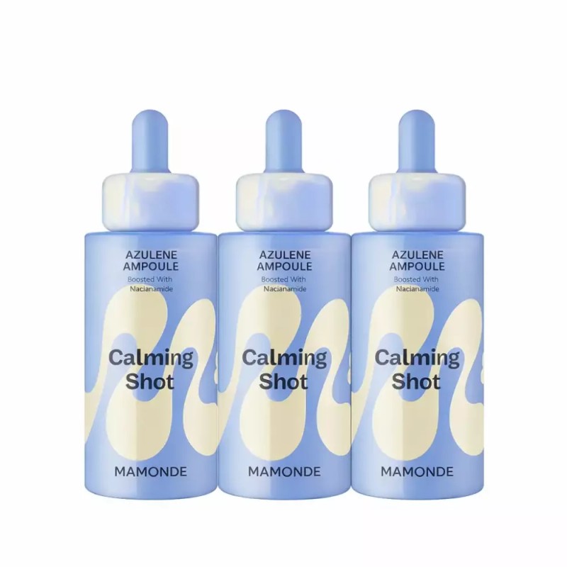 Mamonde 마몽드 카밍 샷 아줄렌 흔적 수분앰플 50ml 3개 Mamonde