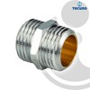 tecuro Double Nipple, Male Thread G 1/2 Inch (DN 15),