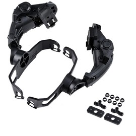 ARC Rail Adapter for Tactical Helmets, Fast Helmets Accessories Compatible with Walker's Razor and Razor Digital Earmuffs (Black)