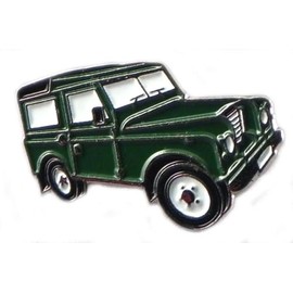 GBJUK Green Landrover Style 4x4 Car Enamel Pin Lapel Badge with Butterfly Clasp Back