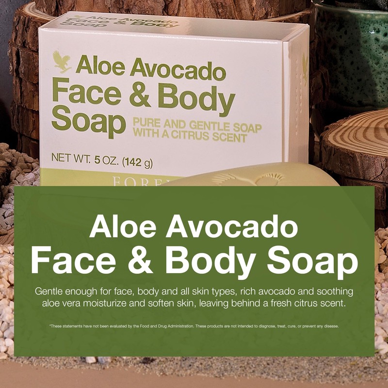 Forever Living - Aloe Avocado Face and Body Soap -