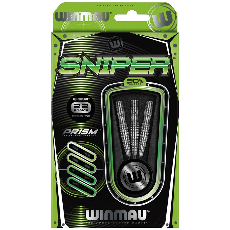 WINMAU Sniper 22 Gram Tungsten Darts Set with Flights and