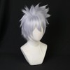 SUNXXCOS NARUTO Cosplay Wig, Heat Resistant, Wig, Costume Accessory (Kakakashi)