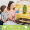 4x Automatic Bird Feeder Cage Water Dispenser Bird Hamster Drinker
