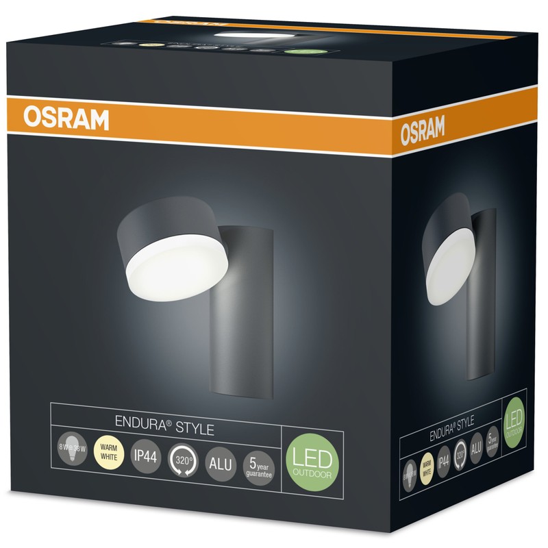 Osram Endura Style Spot RD Dark Grey LED Outdoor Luminaire,