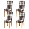 xigua Chair Covers 4 Pack,Dining Chair Slipcover Washable Removable for