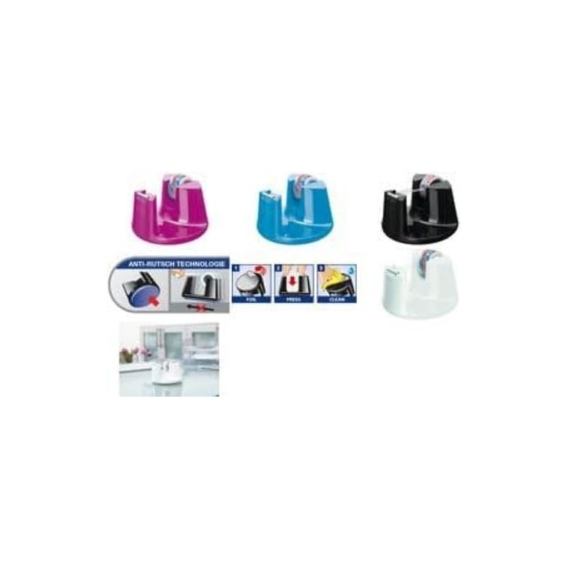 tesa Easy Cut Desk dispenser COMPACT PINK + 1 rol