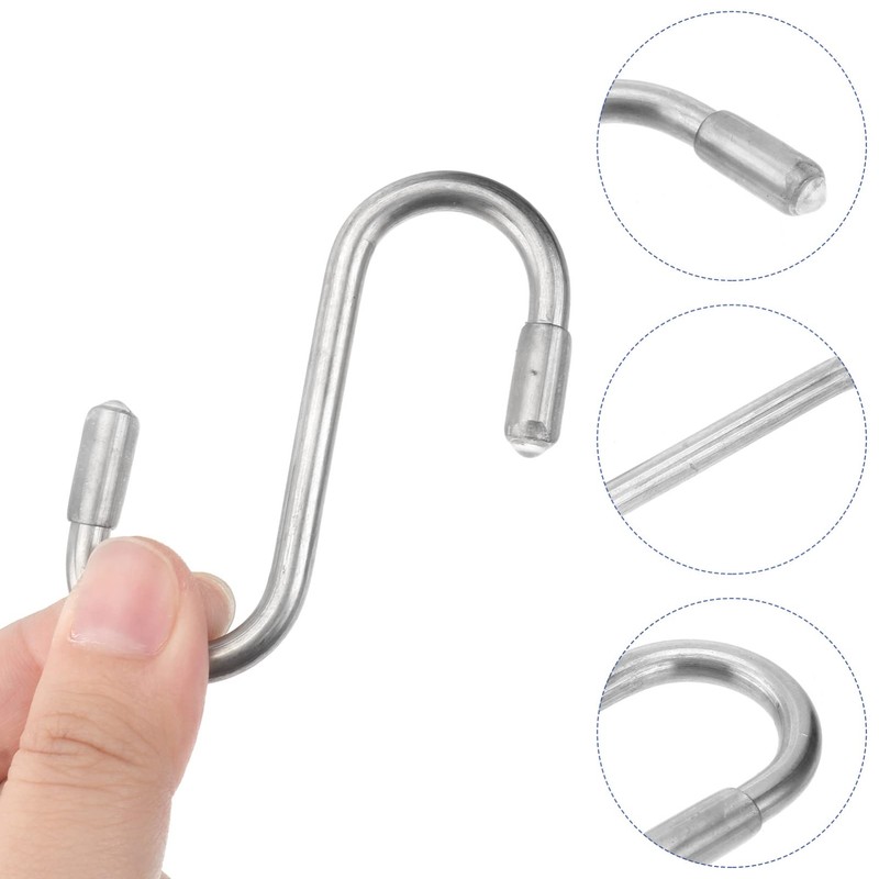STOBAZA Stainless Steel s Hooks 5mm Thick 10 Pack Versatile
