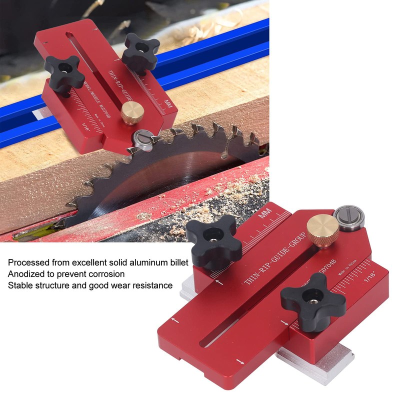 Thin Rip Jig, Fast Cutting Limit Table Saw Jig Guide