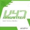 ANDRO Rasanter V 47 Rubber Red 1.7 mm